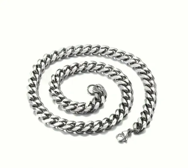 Cadena Cubana Acero Inoxidable