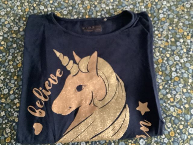 Maglietta bambina unicorno taglia 13 anni