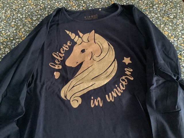 Maglietta bambina unicorno taglia 13 anni