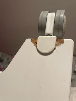 Cuna blanca madera incluye sábanas y protectores