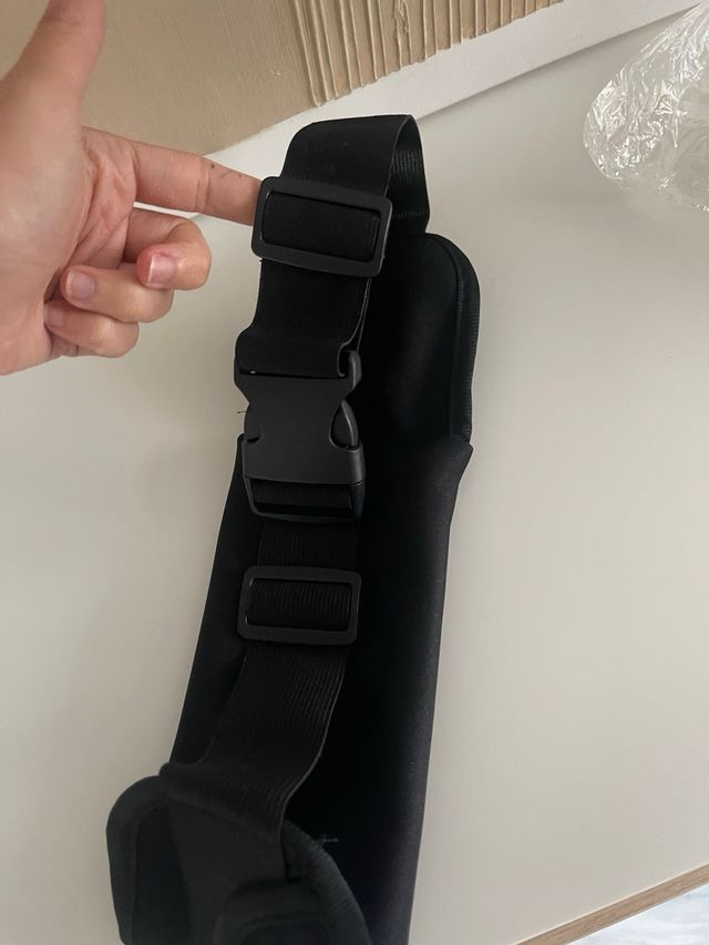 Nuova borsa sportiva nera da vita