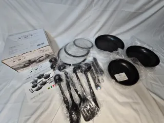 Set Padelle A.M.C. 11 Pezzi Pietra Lavica