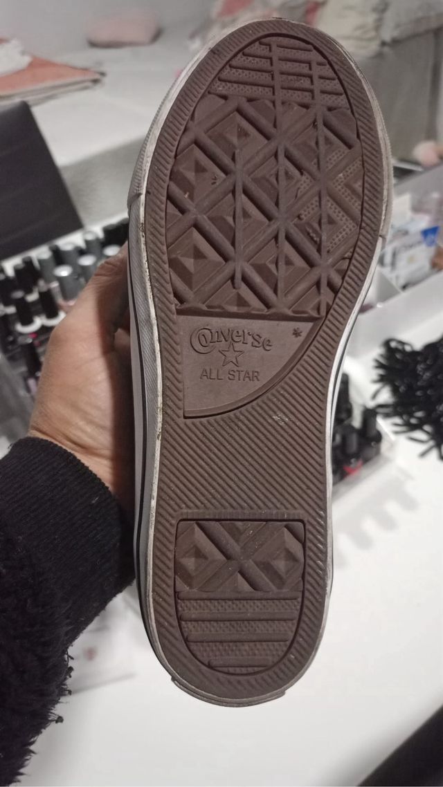 Converse Taglia 37 Turchese Brillante