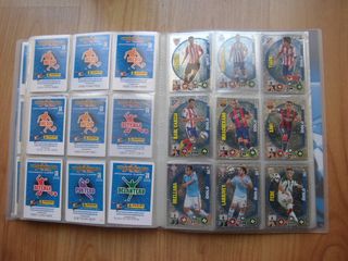 ÁLBUM ARCHIVADOR ADRENALYN 2014-15 + 413 CARTAS