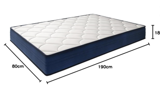 Cama nido con colchones 80x190 cm