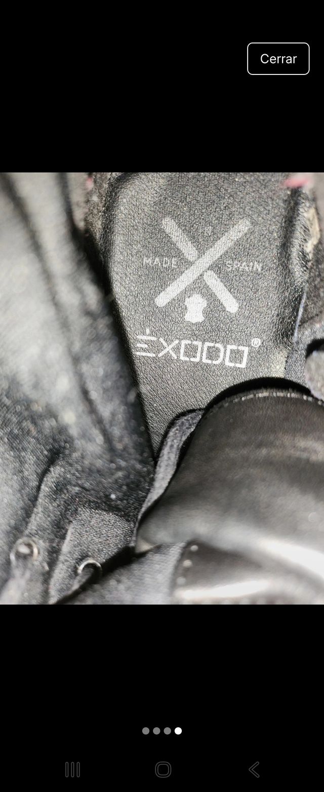 Botas militares piel negras talla 38.