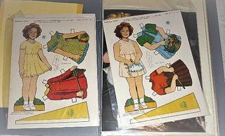 Lote de recortables antiguos