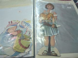 Lote de recortables antiguos