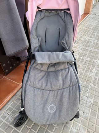 Saco invierno Bugaboo gris y rosa