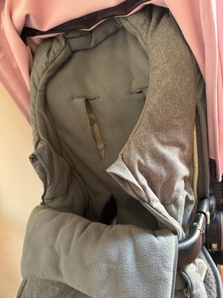 Saco invierno Bugaboo gris y rosa
