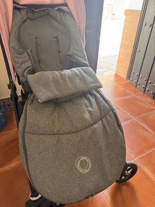 Saco invierno Bugaboo gris y rosa