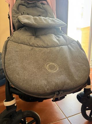 Saco invierno Bugaboo gris y rosa