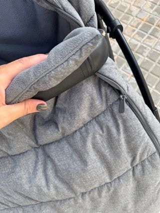 Saco invierno Bugaboo gris y rosa