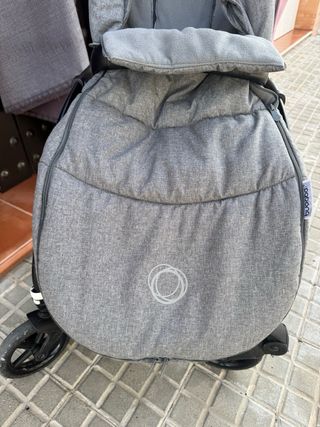 Saco invierno Bugaboo gris y rosa