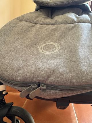 Saco invierno Bugaboo gris y rosa
