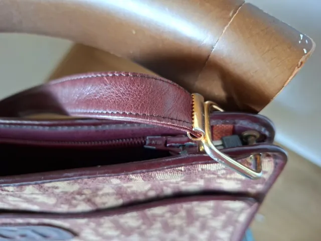 Bolso Christian Dior Monogram Marrón Beige