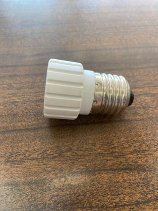Adaptador para bombilla E27 a GU 10