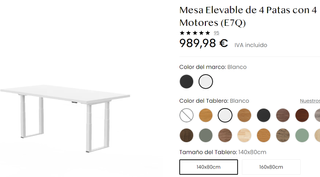 Escritorio Elevable Flexispot E7Q Blanco