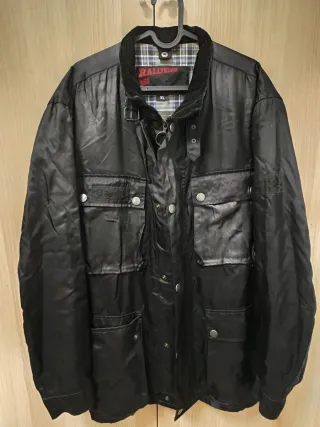 Cazadora Belstaff Negra Talla XL