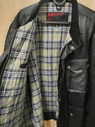 Cazadora Belstaff Negra Talla XL