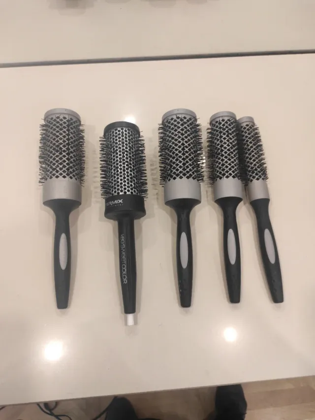 Set 5 Cepillos Redondos T<bos>