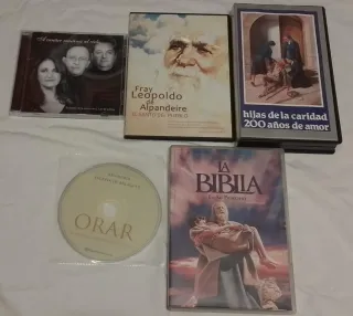 PACK RELIGIÓN: CD, 3 DVDs y un programa VHS