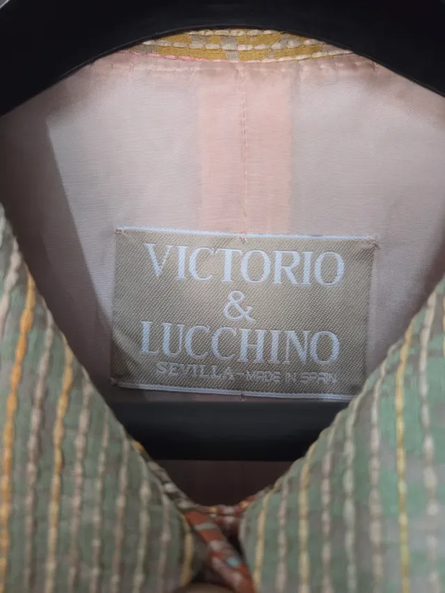 Abrigo Largo Mujer Victorio&Lucchino Multicolor