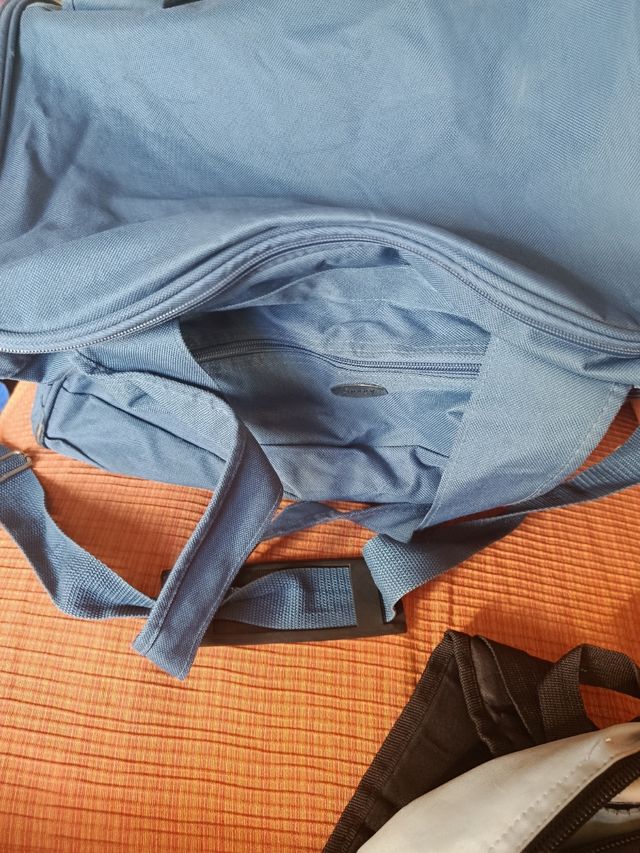 Bolso de viaje azul