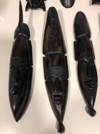 7 Figuras Decorativas de Madera