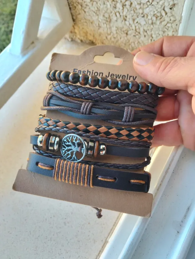 Conjunto 6 Pulseras Retro Árbol Vida