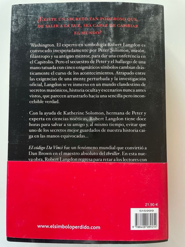 El simbolo perdido (Spanish Edition)