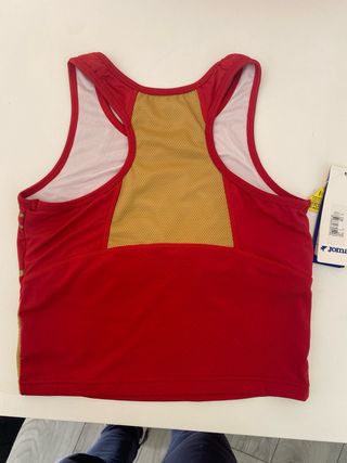 Top Joma T.L Rojo y Dorado
