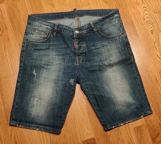 Pantalón vaquero corto Dsquared2 W38 T-54 Italy