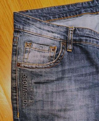 Pantalón vaquero corto Dsquared2 W38 T-54 Italy