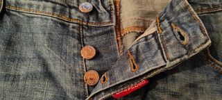 Pantalón vaquero corto Dsquared2 W38 T-54 Italy