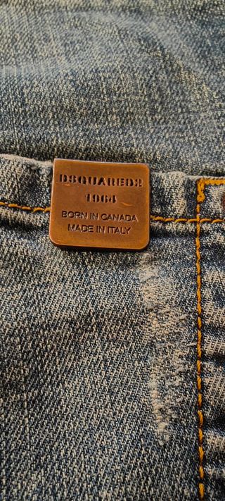 Pantalón vaquero corto Dsquared2 W38 T-54 Italy