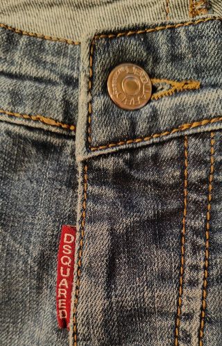 Pantalón vaquero corto Dsquared2 W38 T-54 Italy
