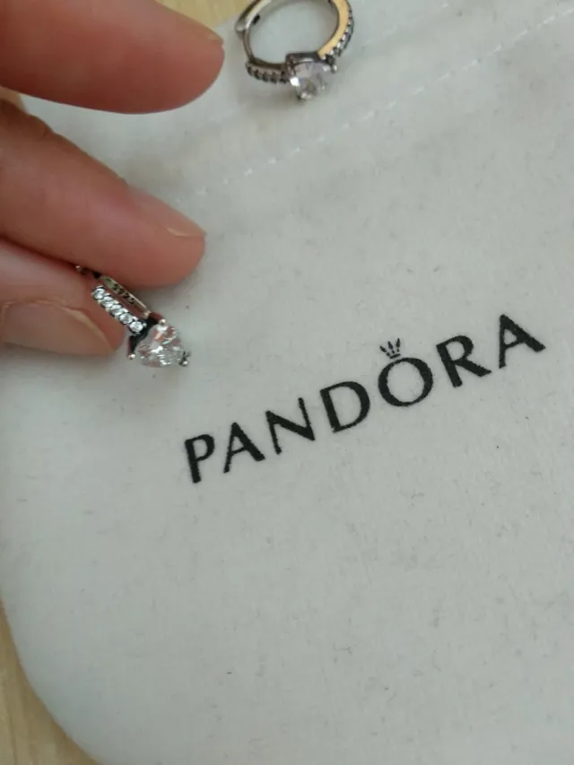 Pendientes Pandora Corazón Plata