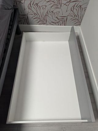 2 Cajones gris bajo cama MALM