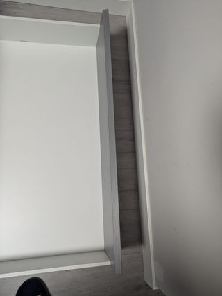 2 Cajones gris bajo cama MALM