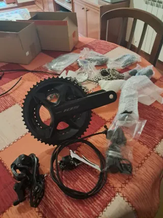 Grupo Shimano 105 2x 12v TT mecanico