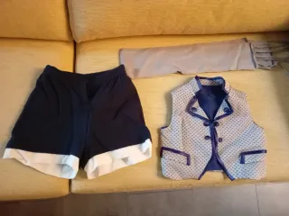 Traje fallero 1-3 años. También incluye espargatas
