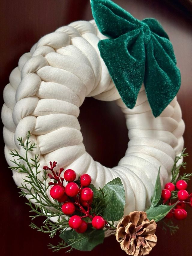 Ghirlanda Natalizia Fatta a Mano