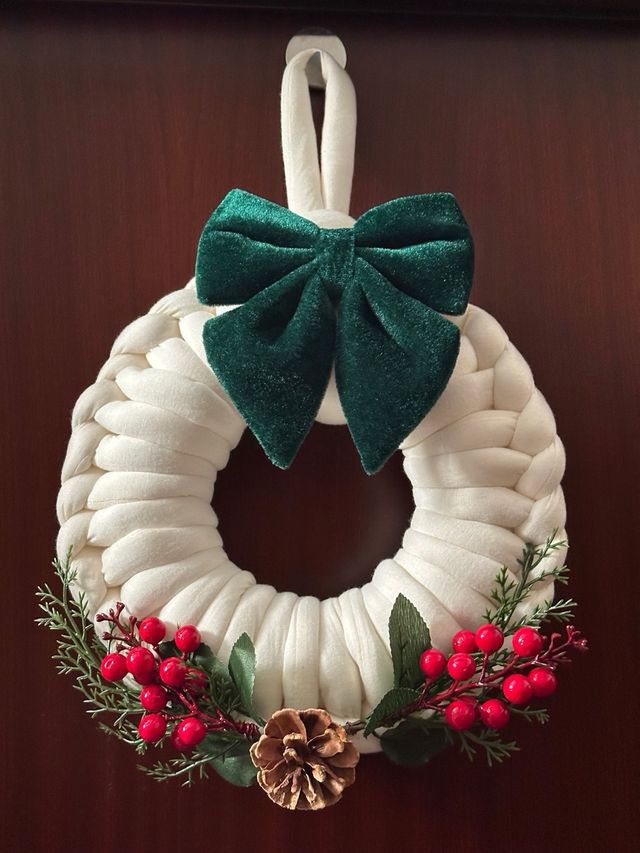 Ghirlanda Natalizia Fatta a Mano