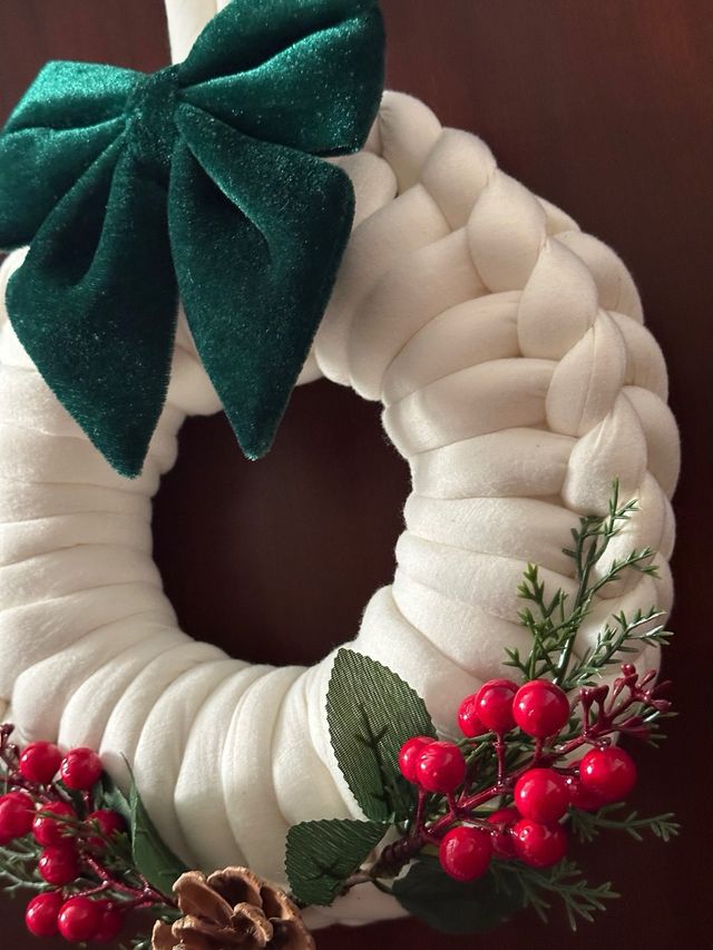 Ghirlanda Natalizia Fatta a Mano