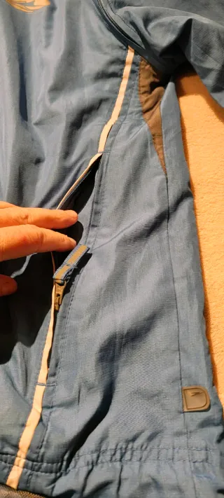 Giacca sportiva Crane blu e bianca