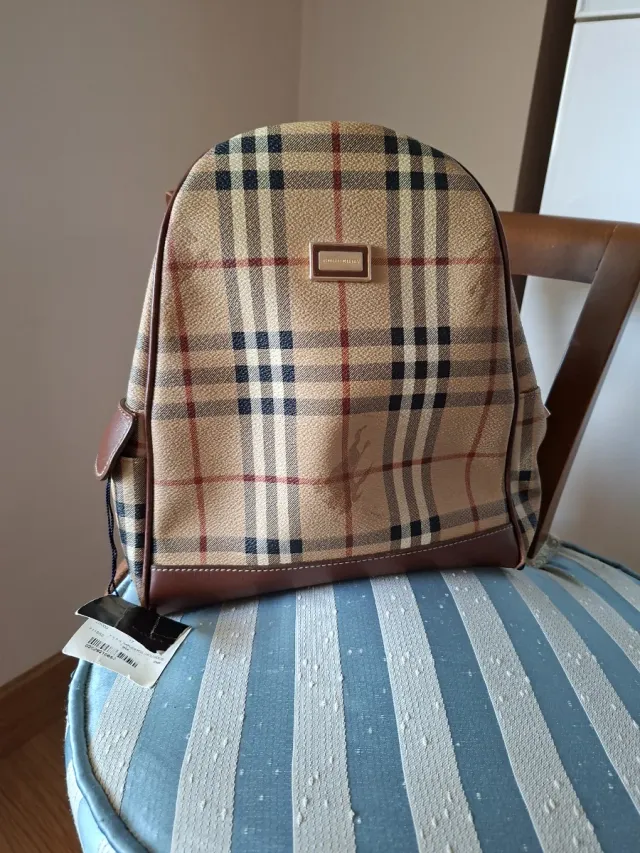 Mochila Burberry Beige y Marrón