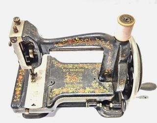 Máquina de coser antigua WHITE GEM 1867