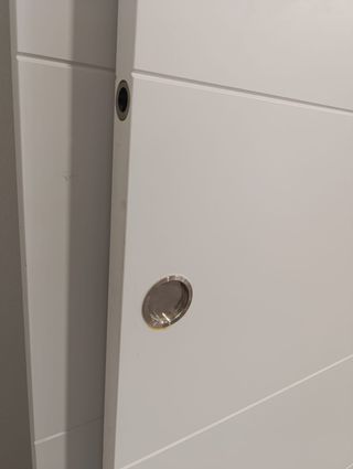 3 Puertas correderas madera blancas