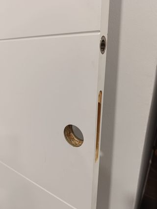 3 Puertas correderas madera blancas